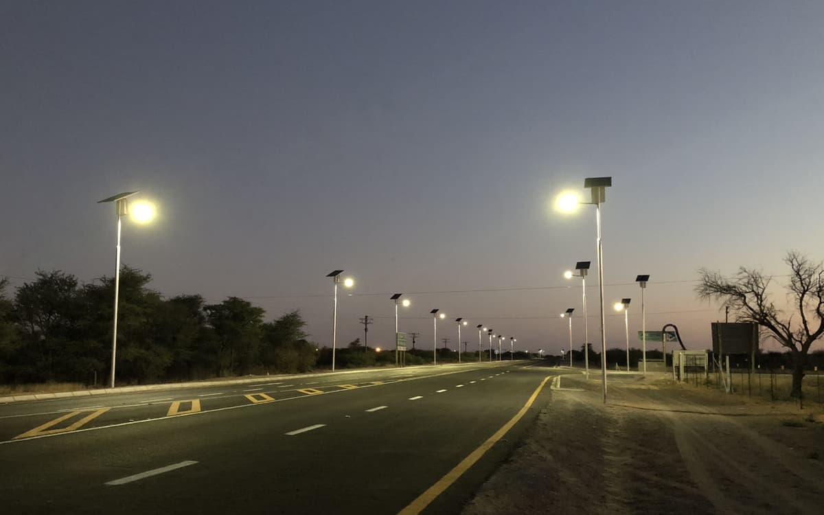 Solar Street Light Installation